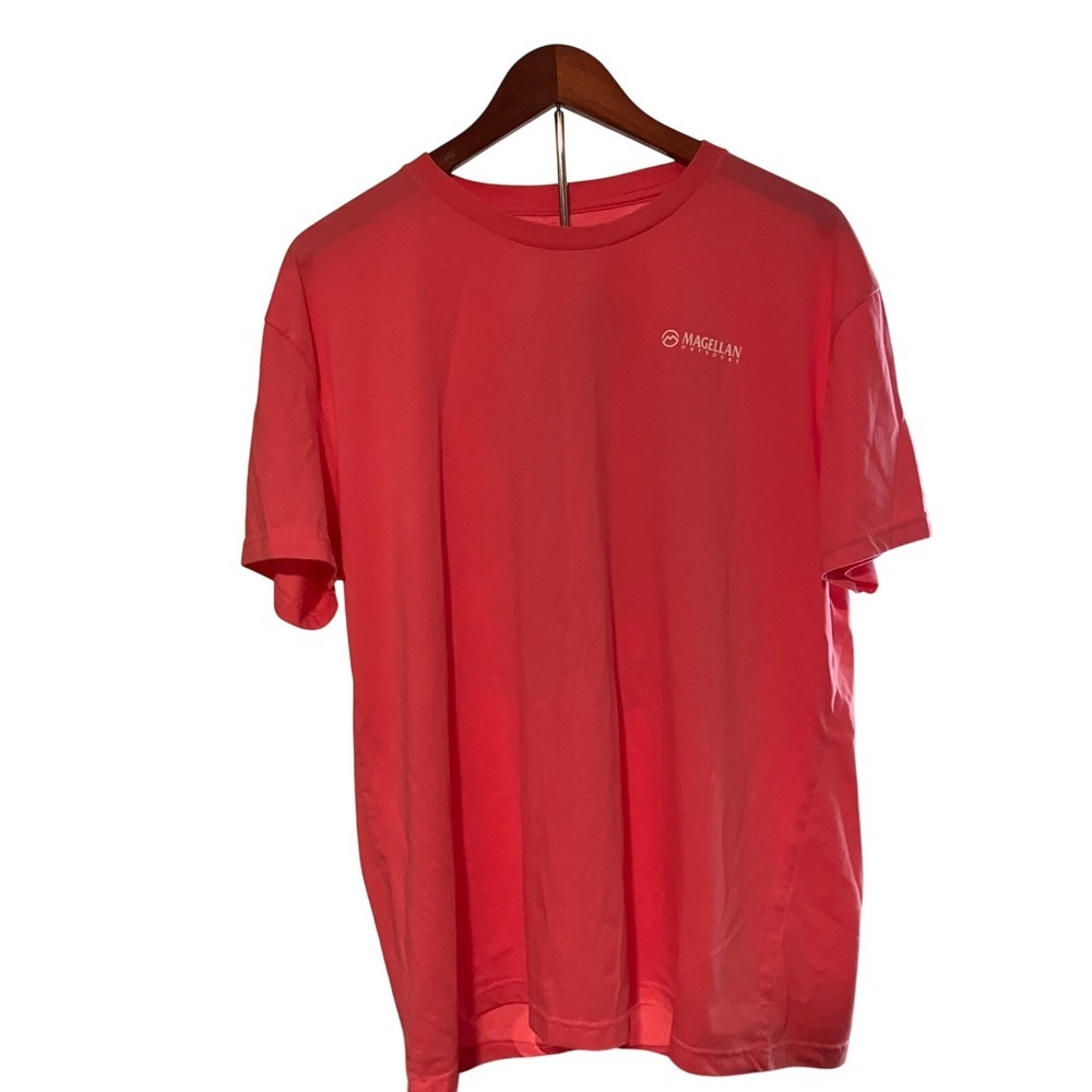Magellan Outdoors Coral Graphic T-Shirt Women's XL Short Sleeve